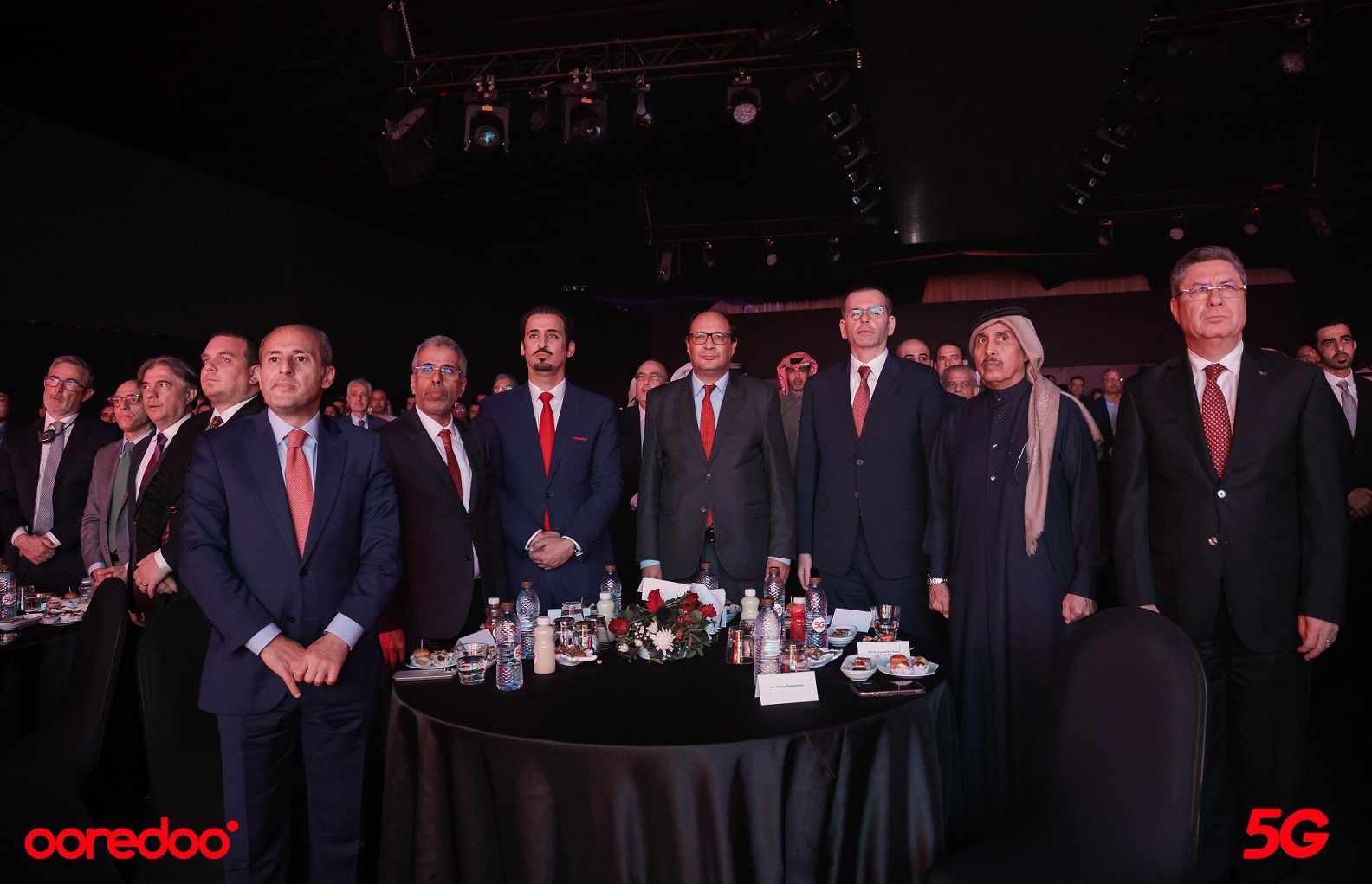 Officials and guests gathered at Ooredoo Tunisia’s 5G launch event