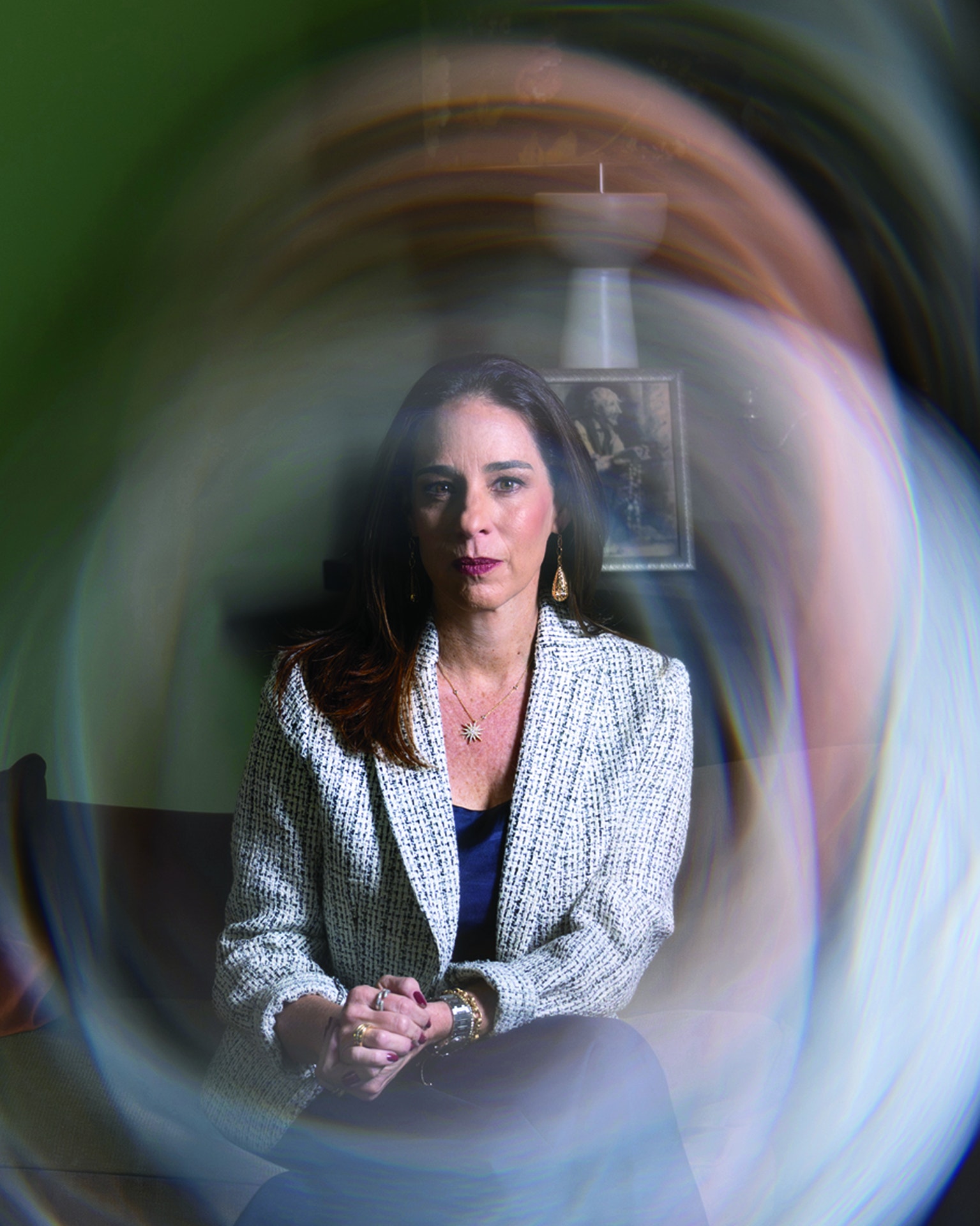 Opción YO co-founder Daniela Sichel seated for a portrait