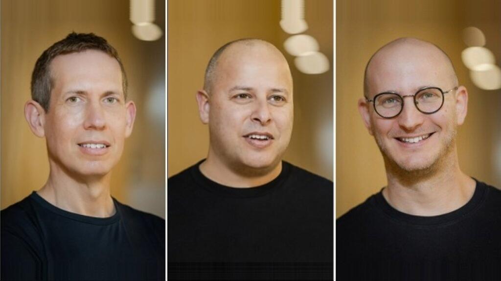 Three portraits of OpenEyes co-founders, published with its 2023 funding announcement
