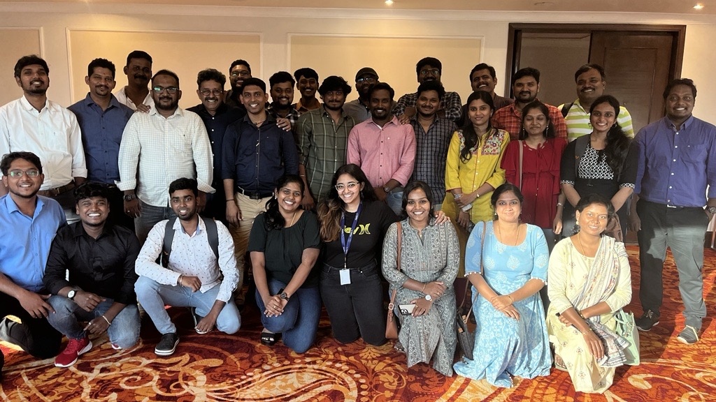 OptiSol colleagues gathered for a group photograph