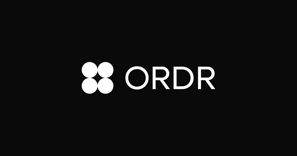 ORDR brand visual