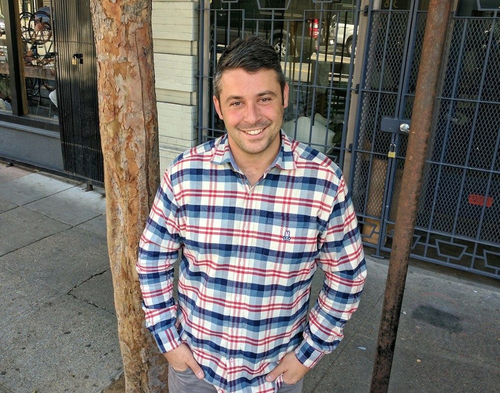 Oren Falkowitz photographed outdoors in 2016