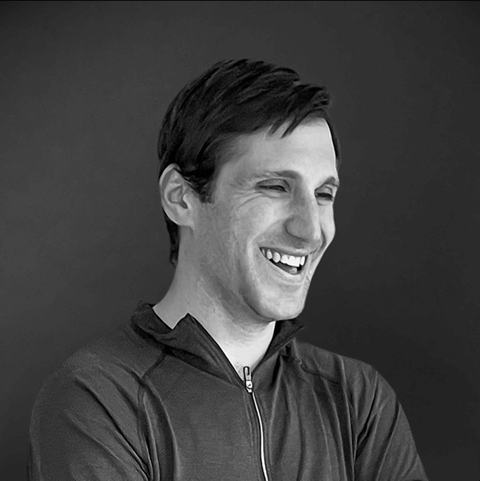 Black and white portrait of Oso co-founder and CEO Graham Neray