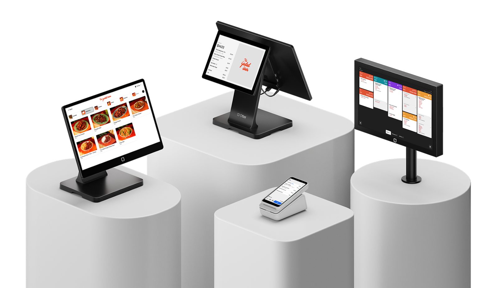 Otter point-of-sale equipment with terminal, payment reader and printer