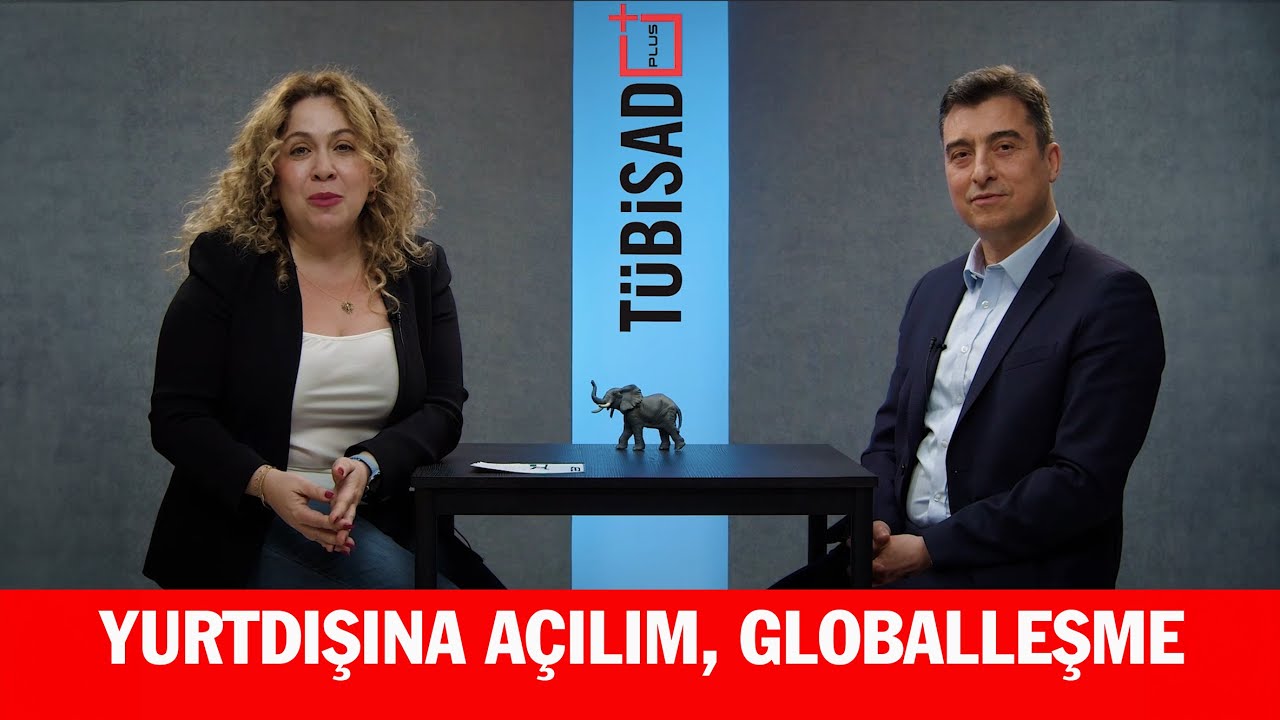 Işıl Kılınç Gürtuna and Özkan Erener seated for a TÜBİSAD Plus interview