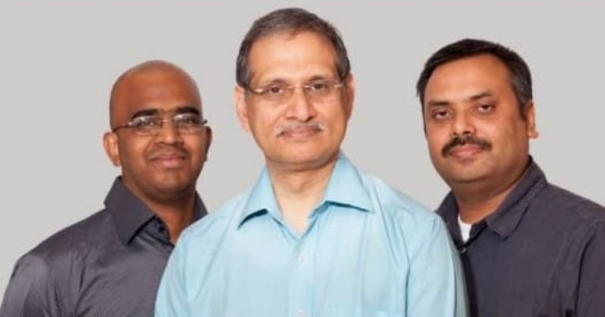 Ozonetel founders Chaitanya Chokkareddy, Murthy Chintalapati, and Atul Sharma in a 2021 photograph