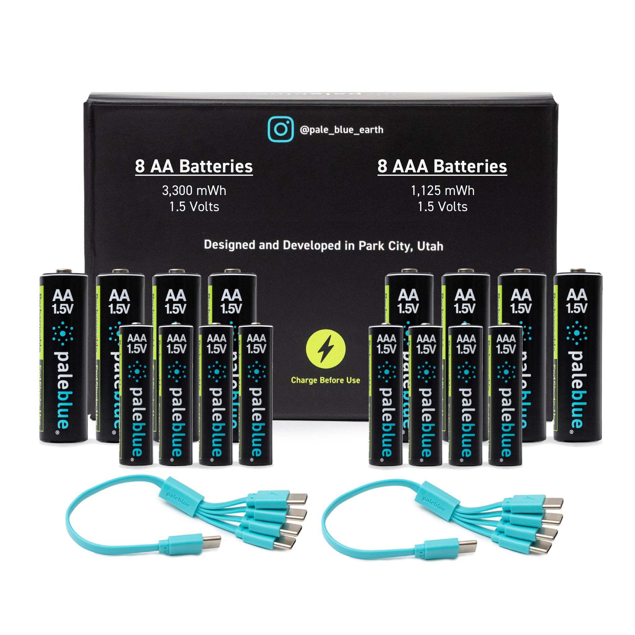 Paleblue Voyager rechargeable battery sustainability kit