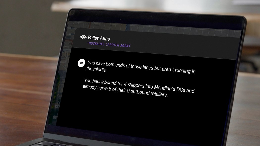 The Freight Data You Already Owned, Finally Talking Back