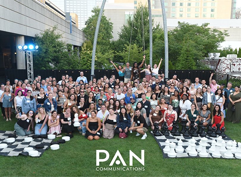Group photograph of PAN colleagues shown on the company’s founder page