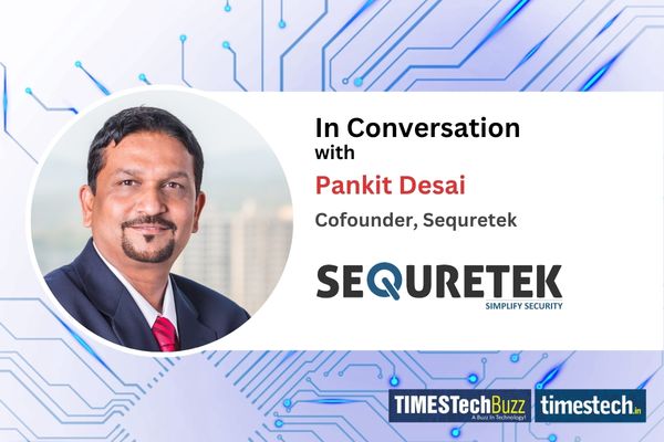 Interview graphic featuring Pankit Desai and the Sequretek name