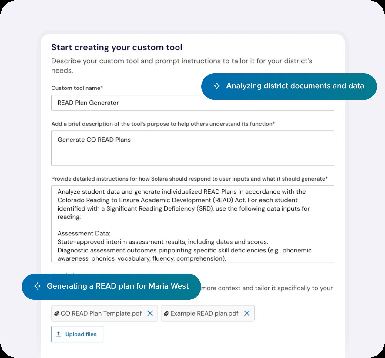 Panorama Solara AI product view