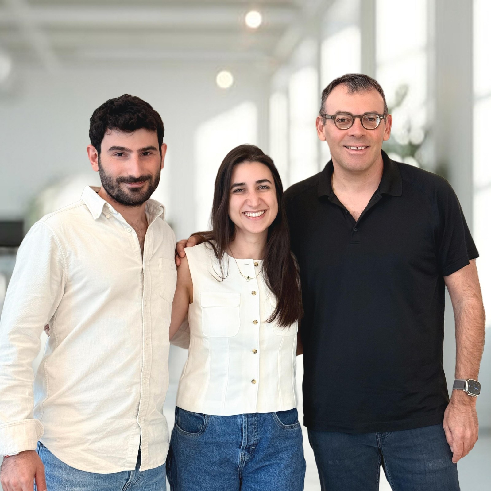 Parametrix co-founders standing together in an office