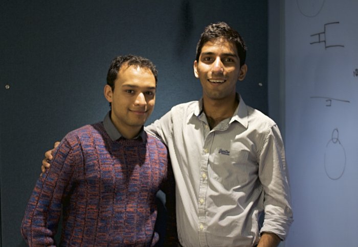 Patrick Moniz and Pari Singh during the early Rocket Company period