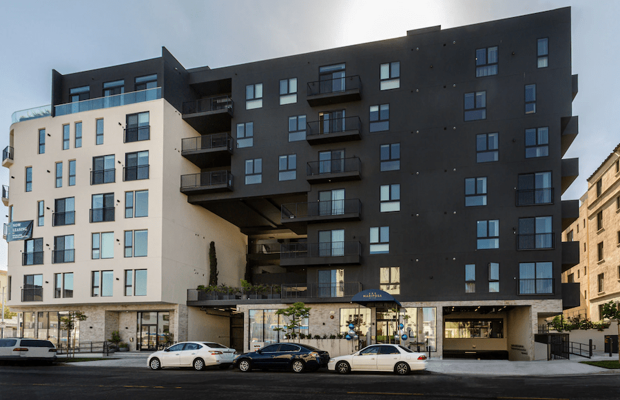 Mariposa on 3rd apartment building in Los Angeles