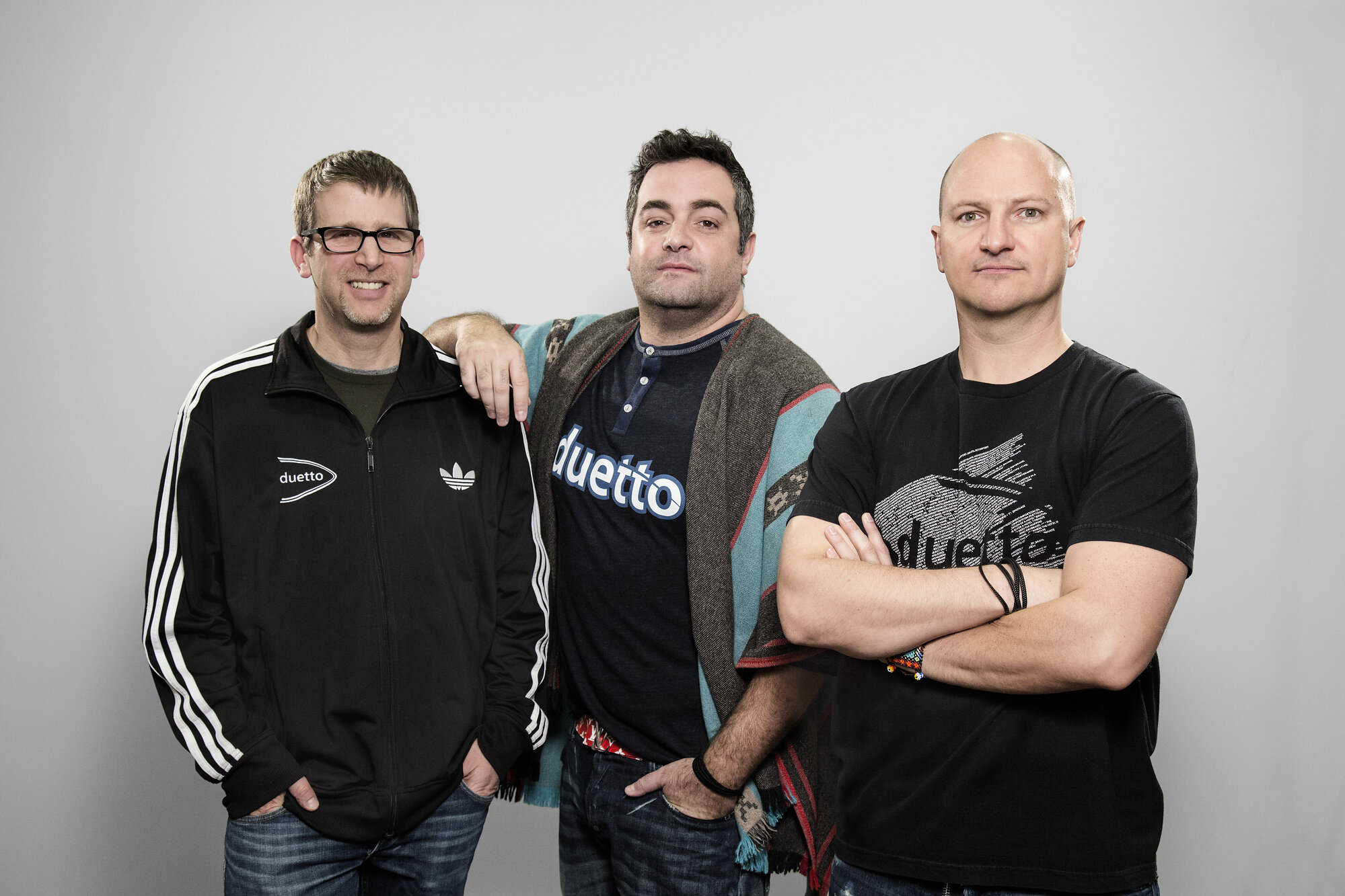 Duetto co-founders Craig Weissman, Marco Benvenuti and Patrick Bosworth standing together
