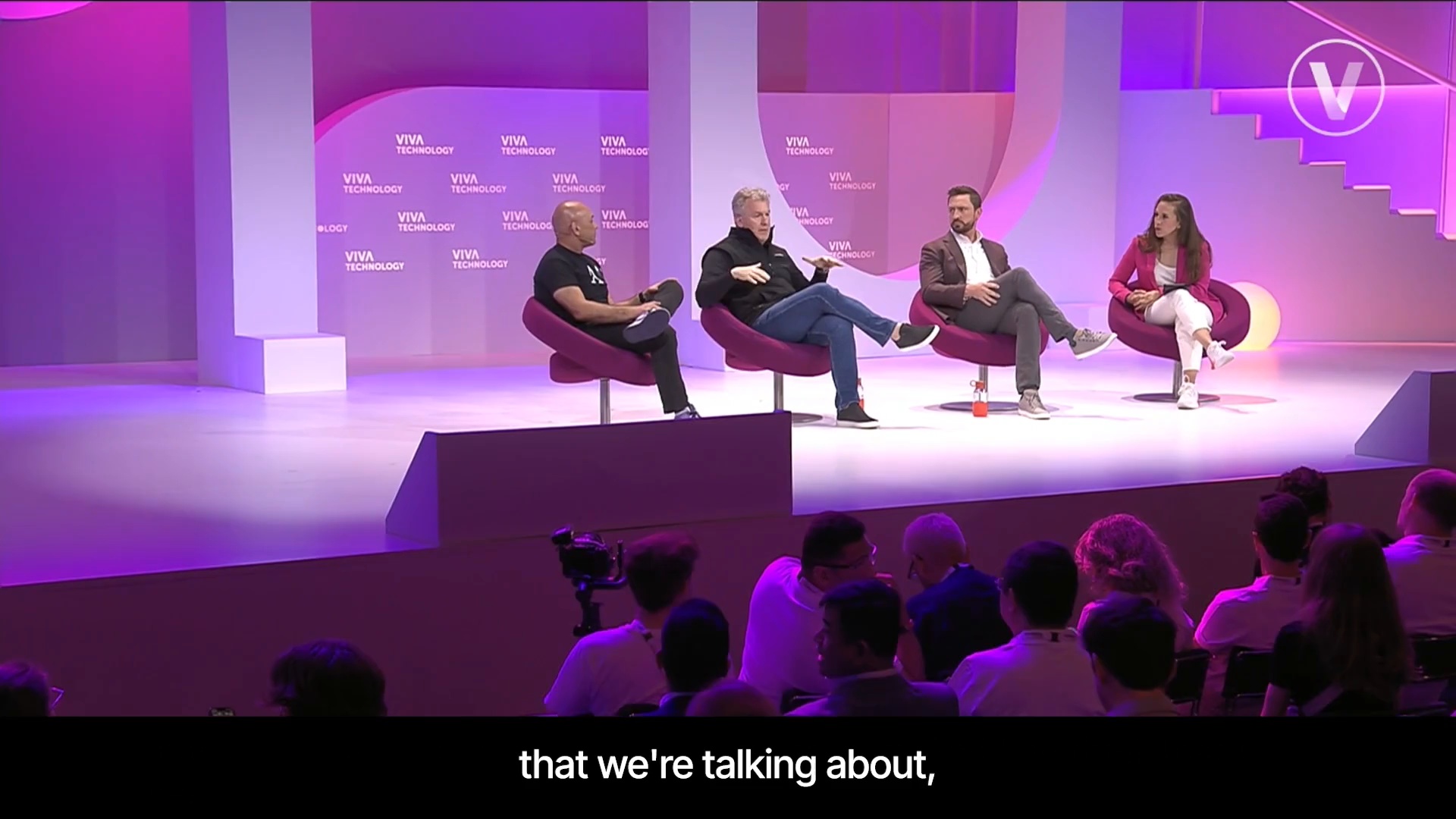 Patrick Grady speaking on stage at VivaTech 2025