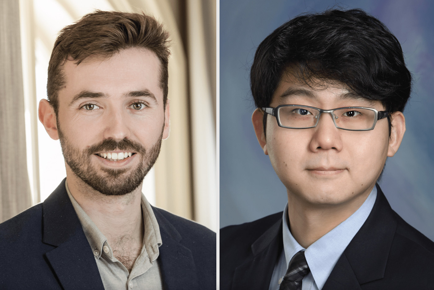 Paul Le Floch on the left and Axoft co-founder Jia Liu on the right