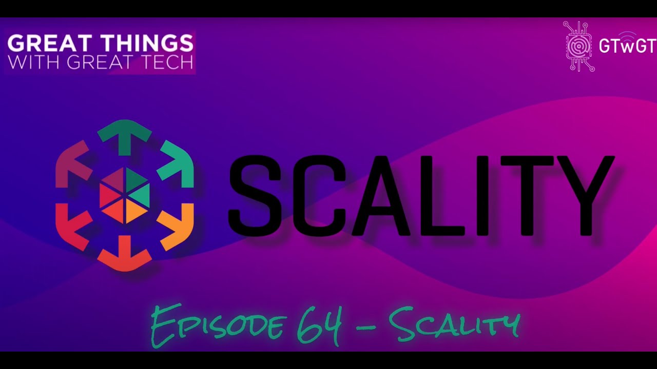 Paul Speciale appearing on the Great Things with Great Tech podcast to discuss Scality and petabyte-scale storage