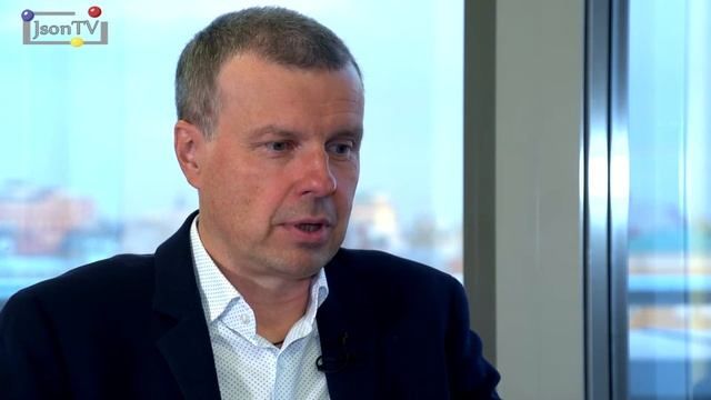 Pavel Adylin speaking during his 2017 JSON.TV interview