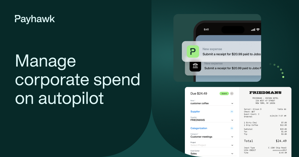 Payhawk Wants Your Company Card to Do the Paperwork