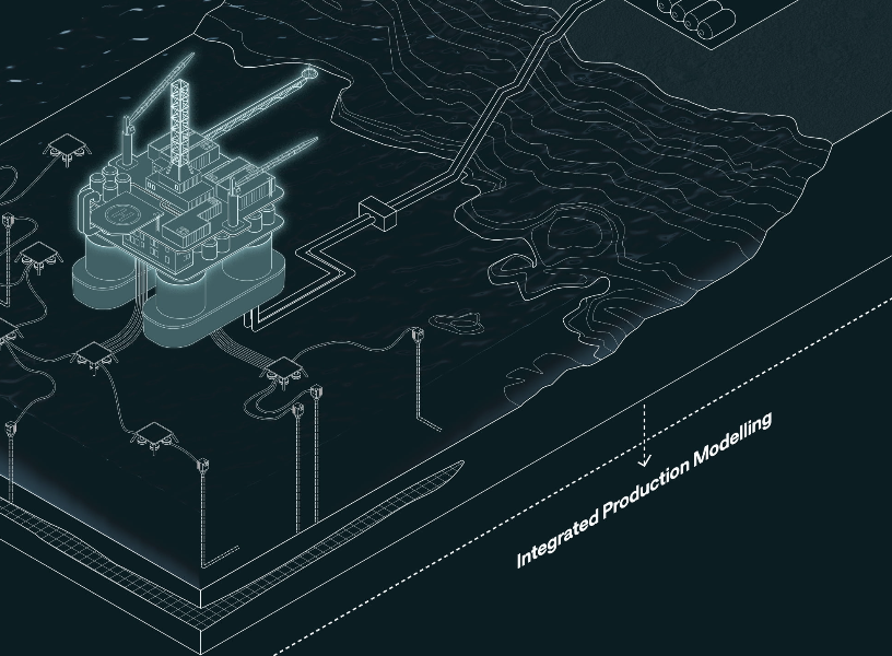 PETEX illustration of an integrated production system connecting offshore and onshore infrastructure
