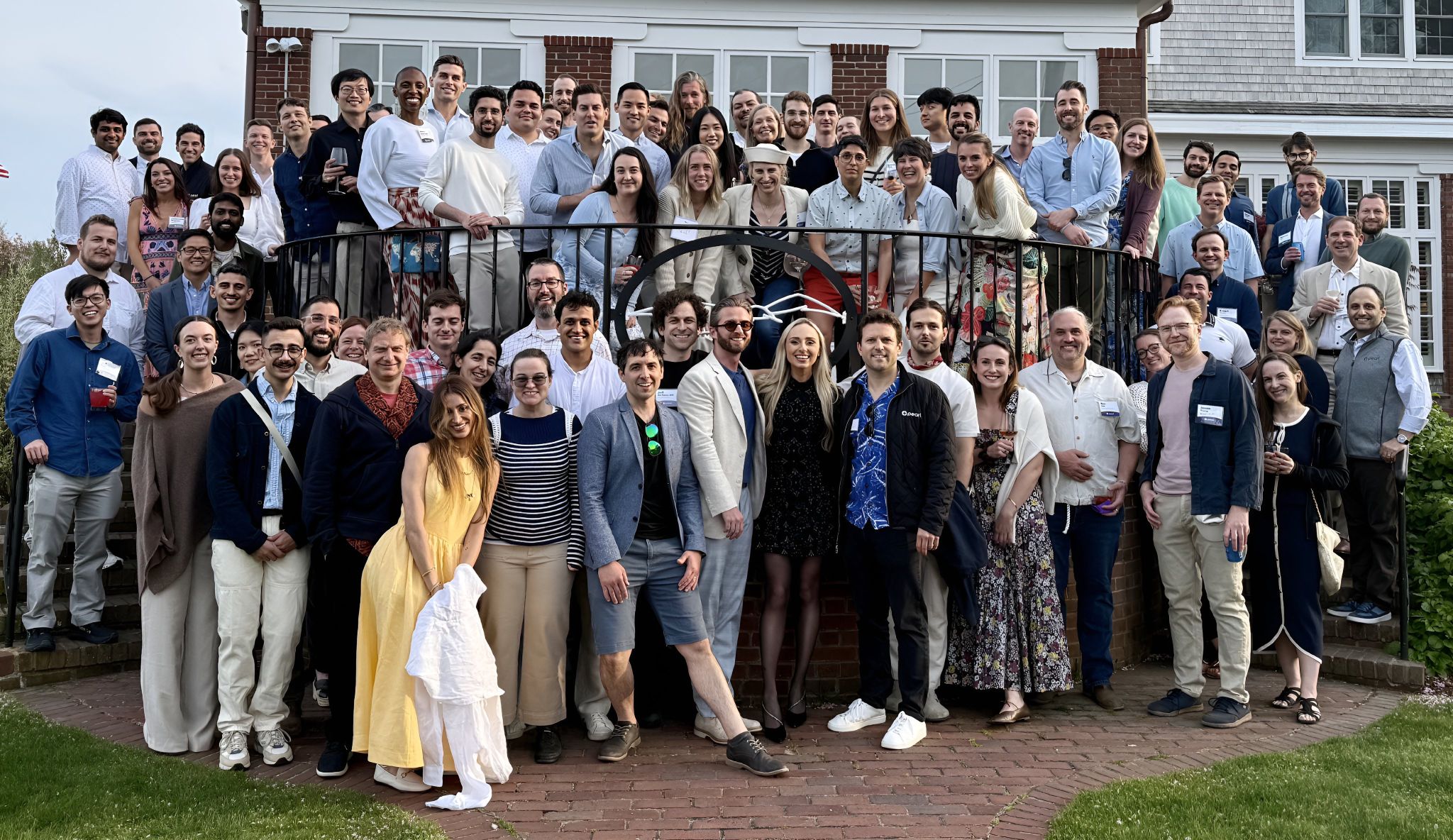 Pearl Health team members gathered outdoors for a group photograph