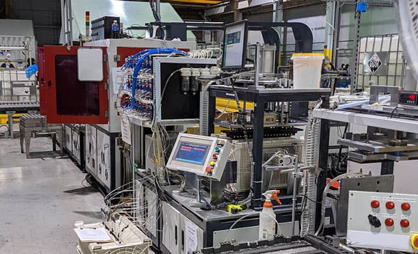 Industrial equipment shown in Peaxy's battery manufacturing case study