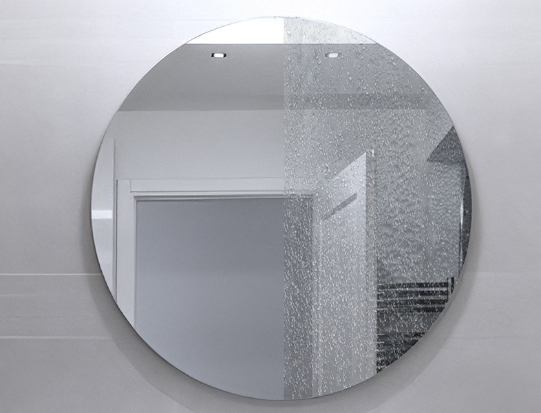 Pellucere’s mirror demonstration shows one clear half and one half covered in moisture