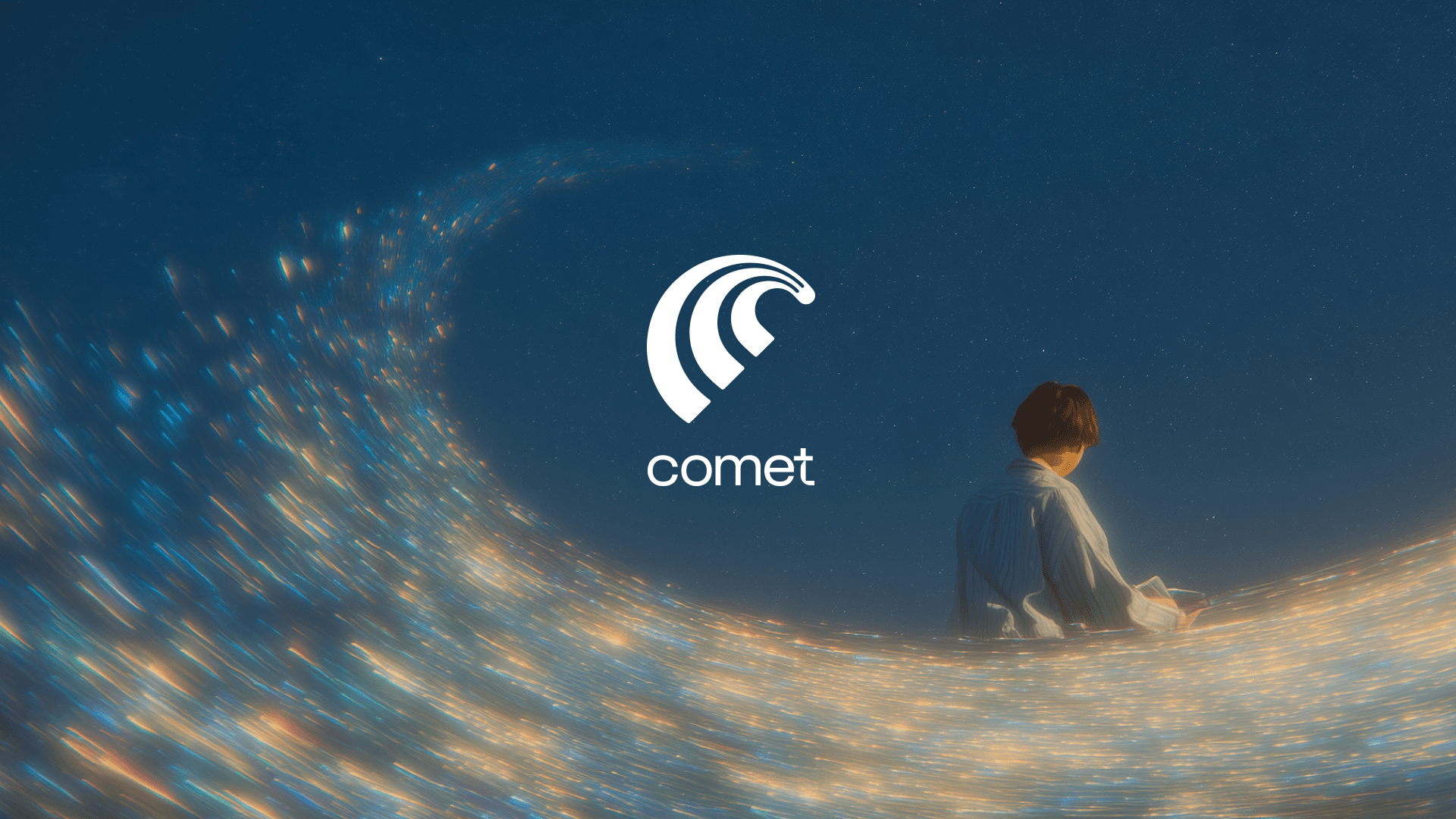 Perplexity’s official launch artwork for the Comet AI browser
