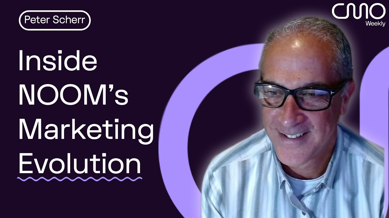 Peter Scherr speaking in the CMO Weekly video interview