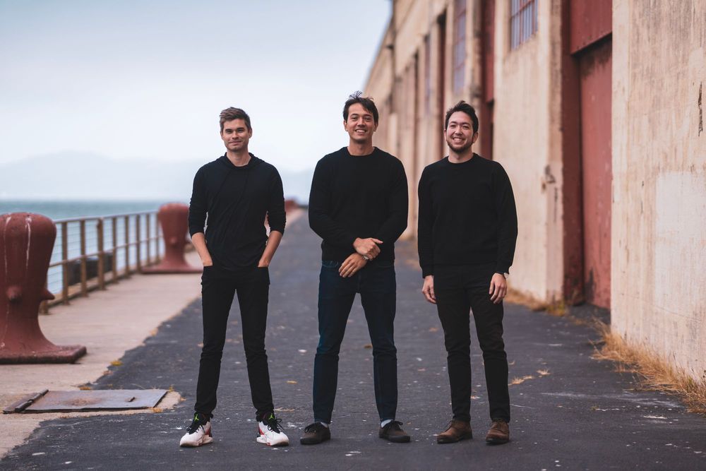 Phantom’s co-founders in the photograph published with its 2021 funding announcement