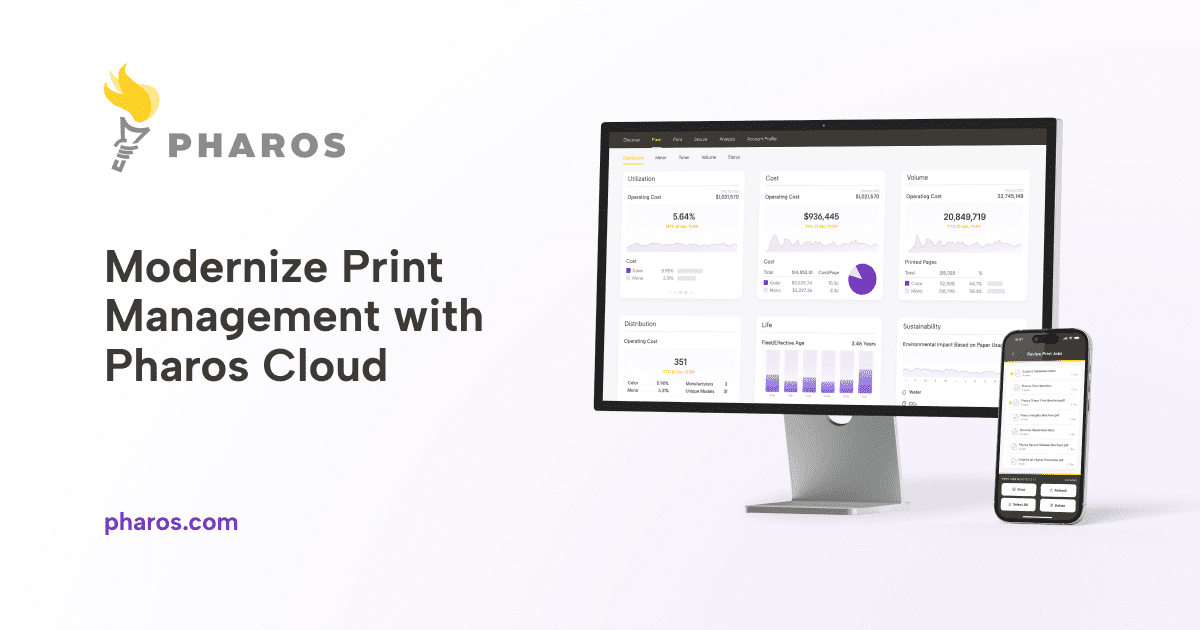 Pharos brand mark and tagline