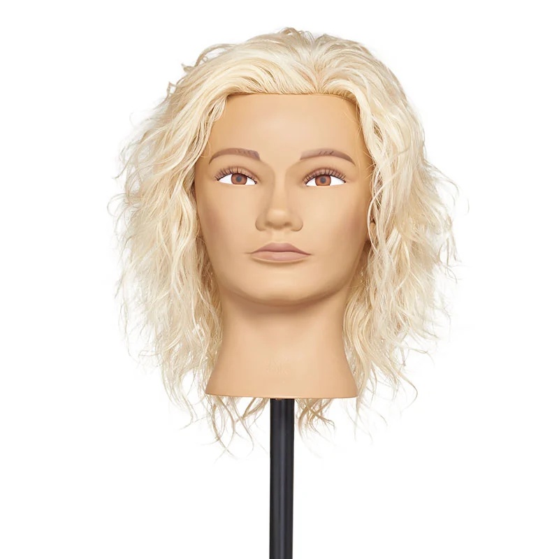 Blonde wavy Lana Cap displayed on a mannequin headform