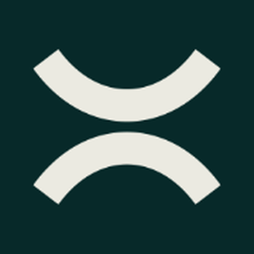 Pixis logo - a cream stylized X mark on deep navy