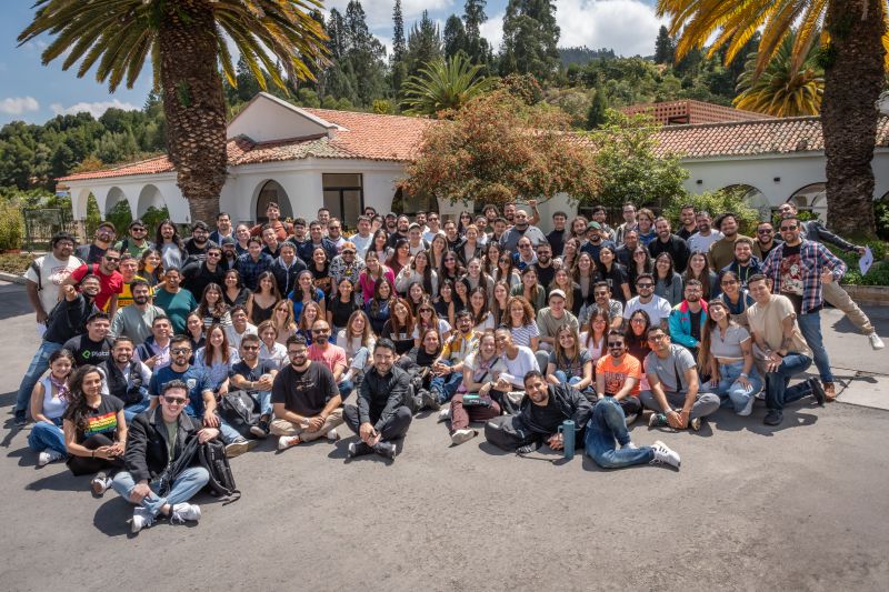 Members of the Platzi team gathered at Villa Platzi 2025