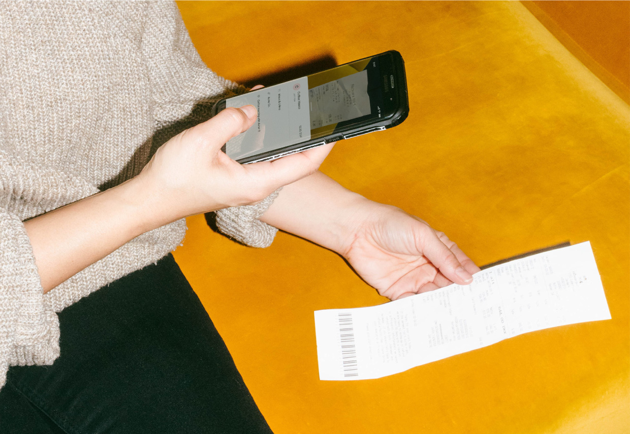 Official Pleo interface showing the reimbursements workflow