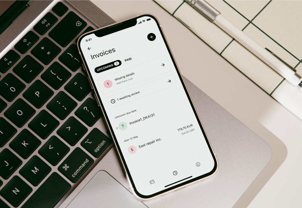 Official Pleo accounts payable product interface