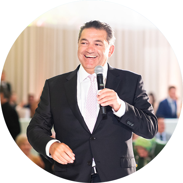 Portrait of Plug and Play founder and CEO Saeed Amidi