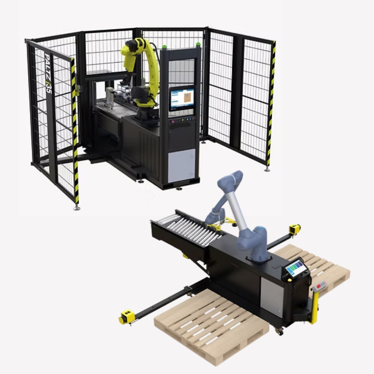 DepalOne integrated palletizing and depalletizing work cell