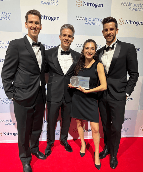 Pontera team at the 2023 Wealth Management Industry Awards