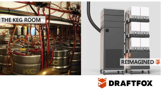 Porifera Draftfox concentrated-beer dispense system