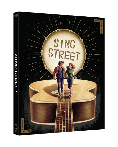Sing Street home entertainment packaging featuring illustration by Courtney Autumn Martin