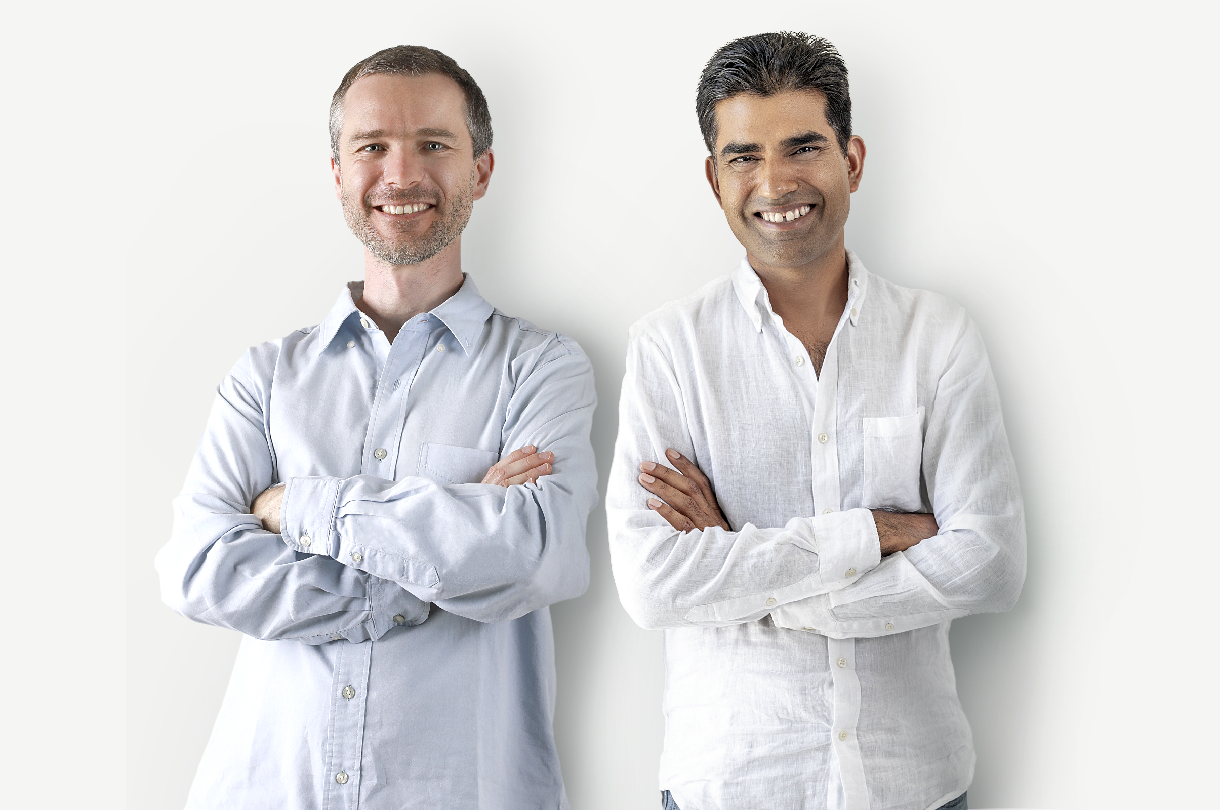 Pramod Sharma and Jerome Scholler, co-founders of Napkin AI