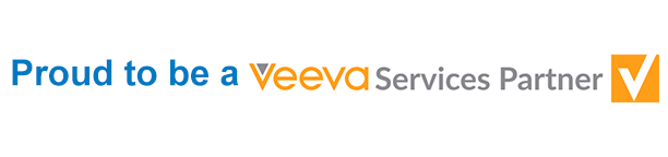 Premier Healthcare badge stating Proud to be a Veeva Service Partner