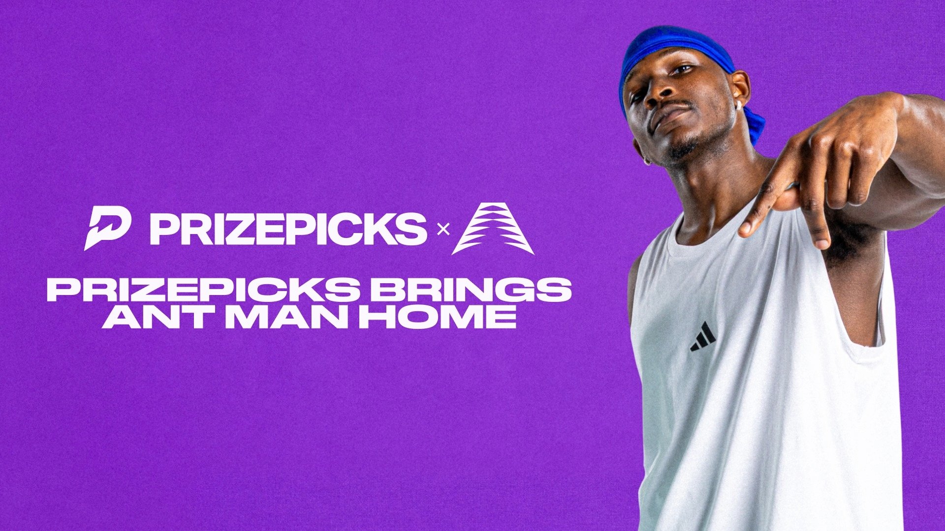 Anthony Edwards in PrizePicks' purple brand partnership campaign