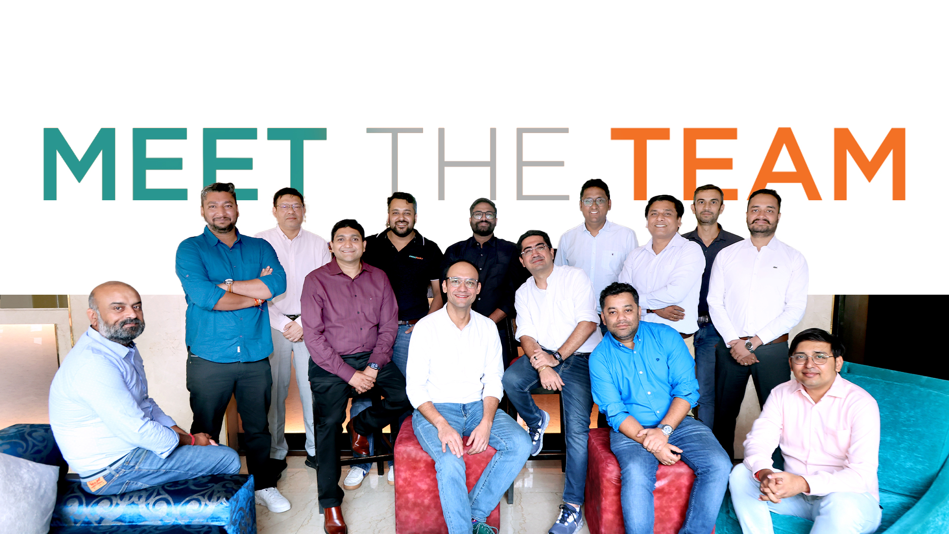 ProcMart team gathered for a company group photograph