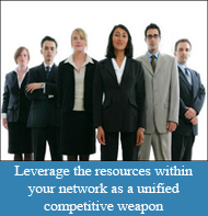 Archived ProspX team image showing a group of business professionals