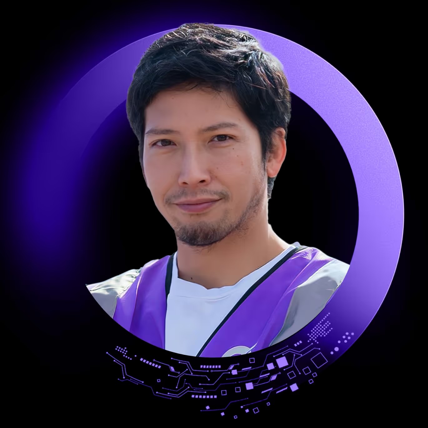 Portrait of PublicAI co-founder Kenji Narushima