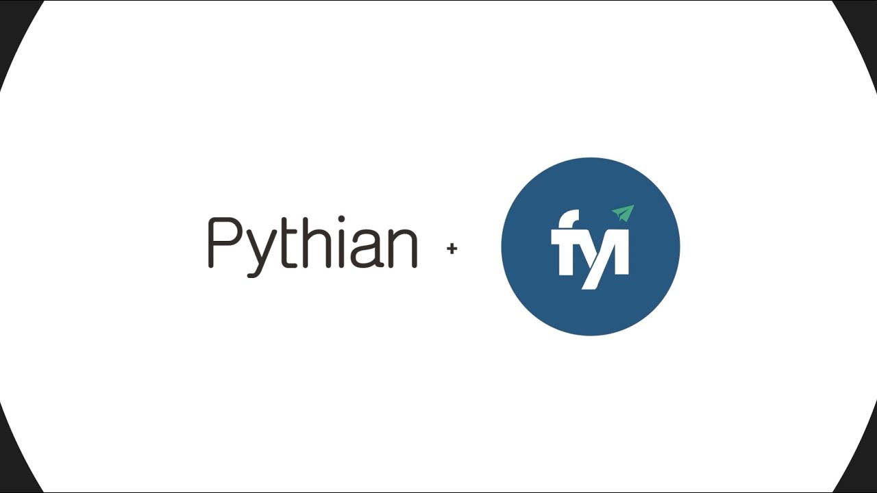 Pythian and FYI marks displayed together in the customer story video