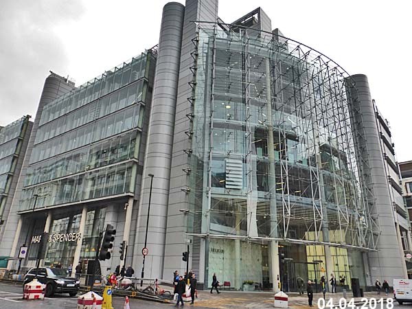 A second exterior view of The Helicon in London